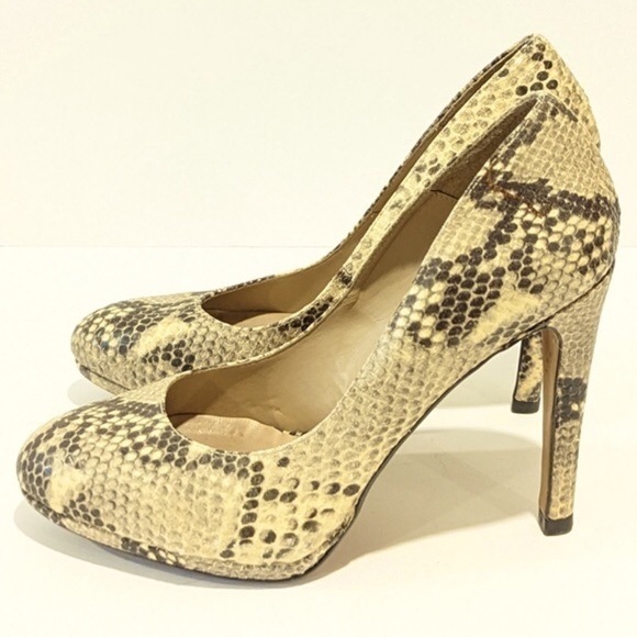 ZARA snakeskin heels sz 39 - Picture 3 of 8